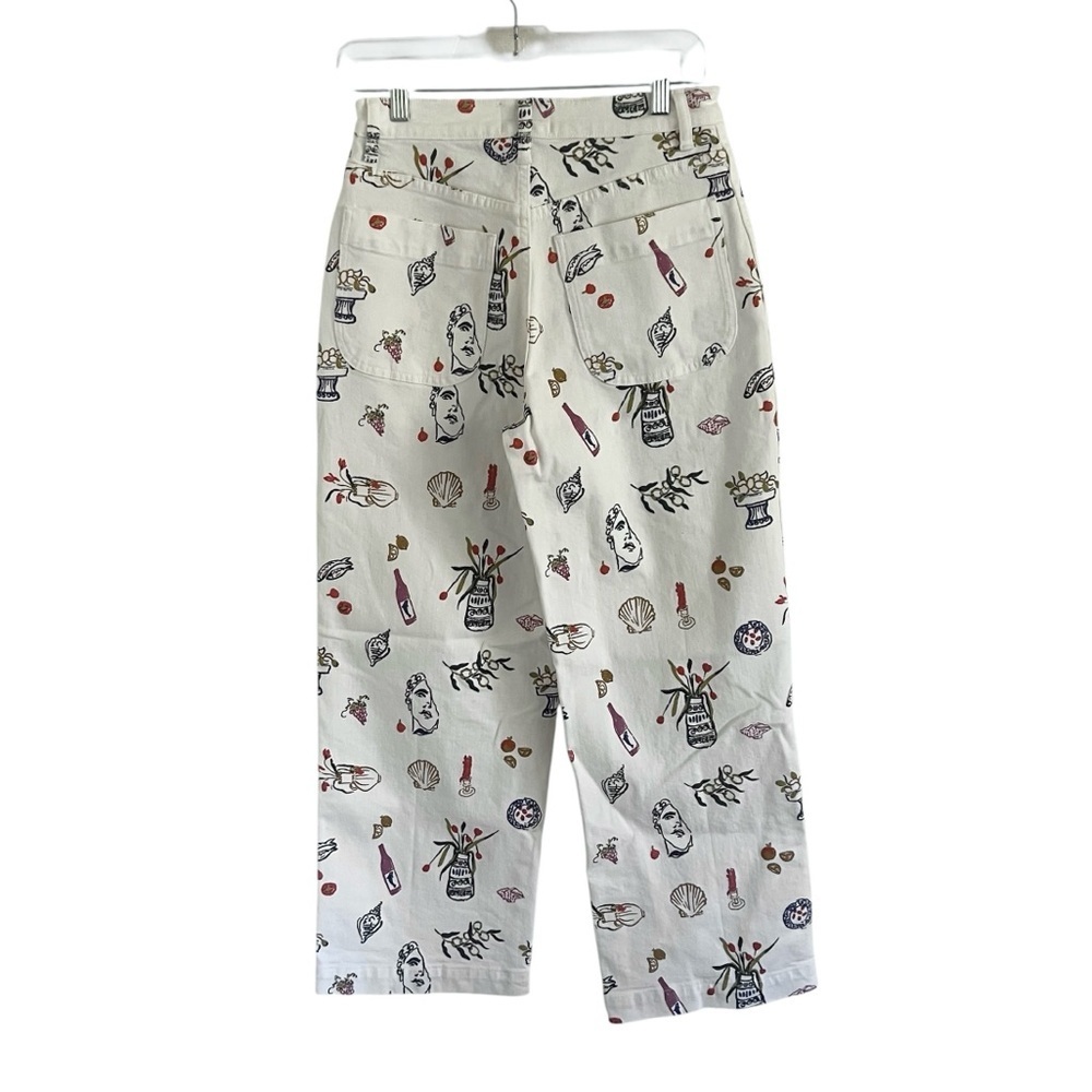 Madewell x Lisa Says Gah Perfect Vintage Wide Leg Crop Jean Printed Edition W 27 - Picture 2 of 8